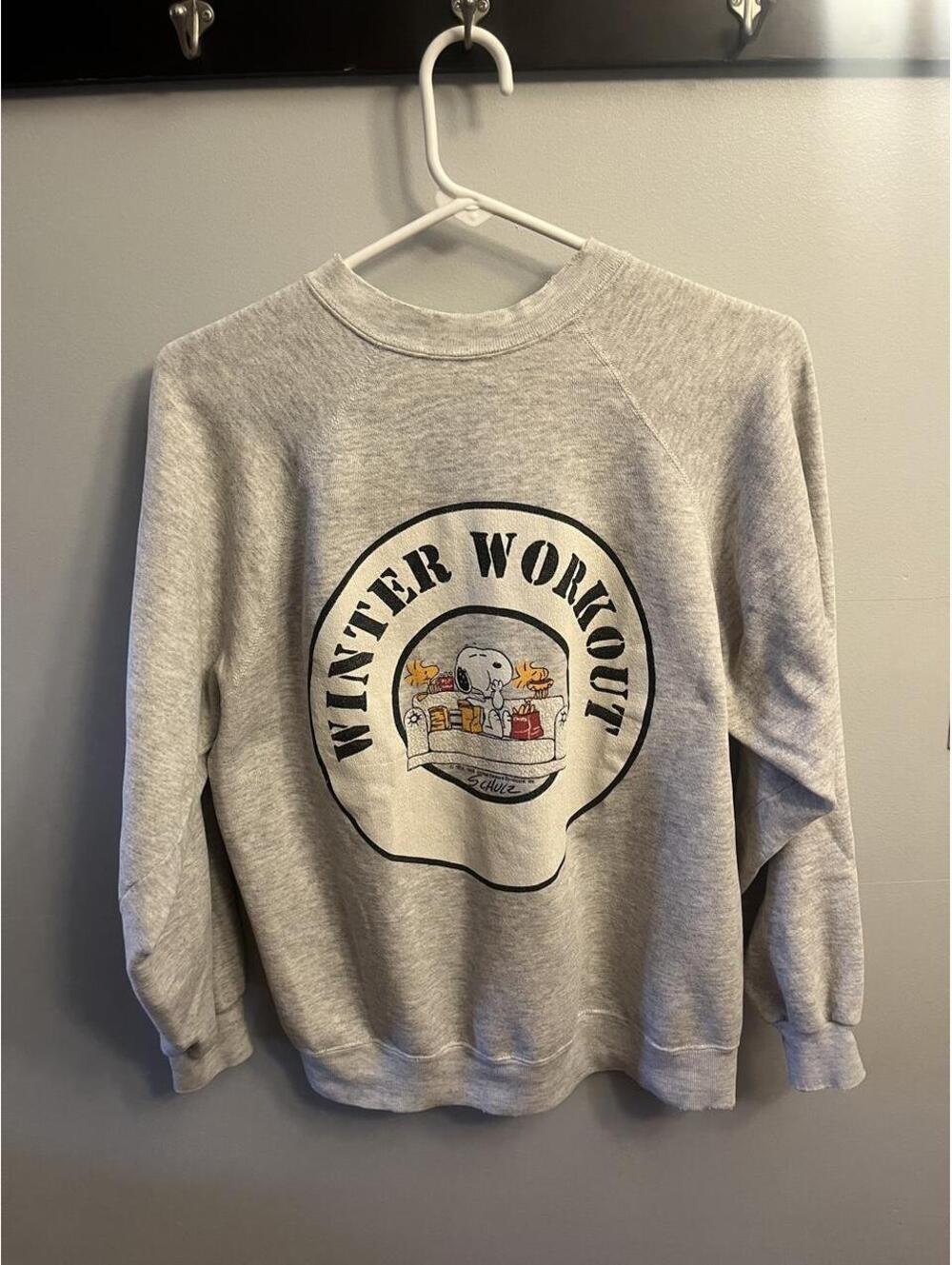 Peanuts Women's Grey Sweatshirt